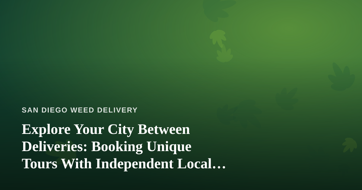 Explore Your City Between Deliveries: Booking Unique Tours With Independent Local Guides